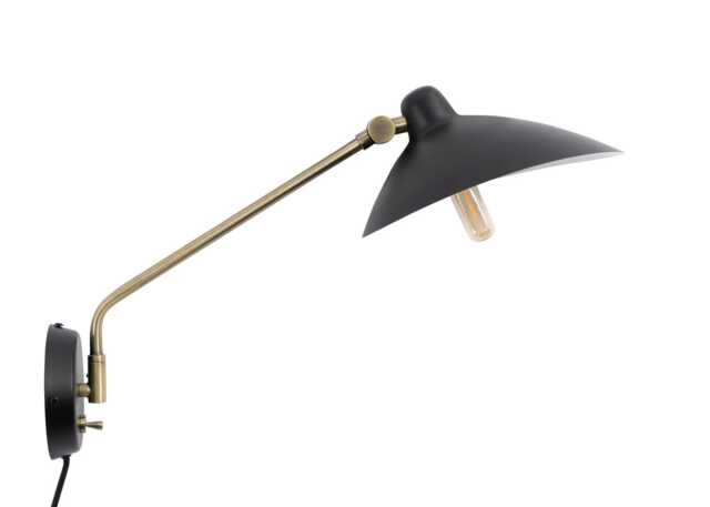 Heal's Milton Swing Arm Wall Light Black