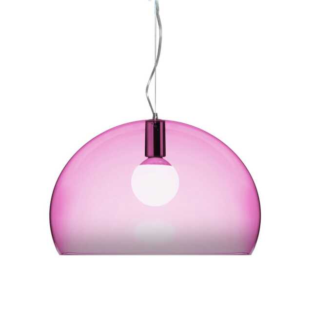 Kartell FLY Fuchsia Pendant Transparent - image 1