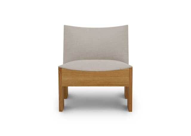 New Works Tenon Lounge Chair Natural Oak Ruskin 010 Noir