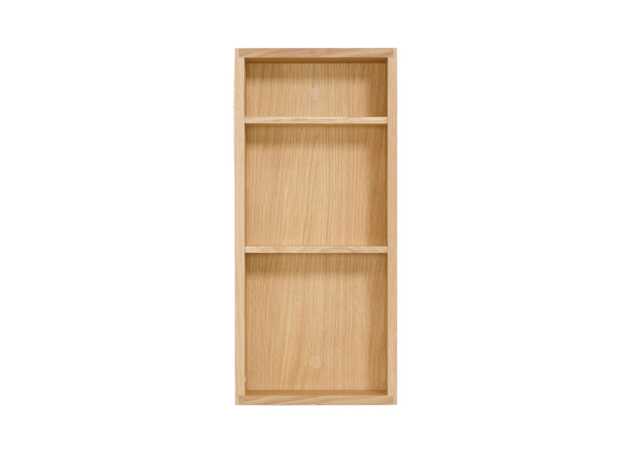 Wireworks Slimline 550 Box Shelf Natural Oak