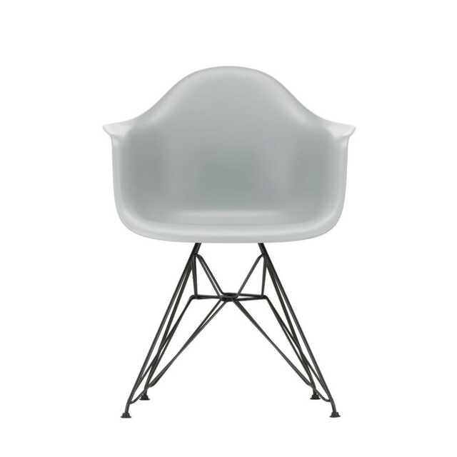 Vitra Eames DAR Armchair New Height Light Grey Basic Dark Powder Base - image 1