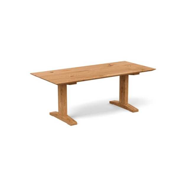 Heal's Lisbon Table 160x100cm Natural Oiled Oak Chamfered Edge Not Filled