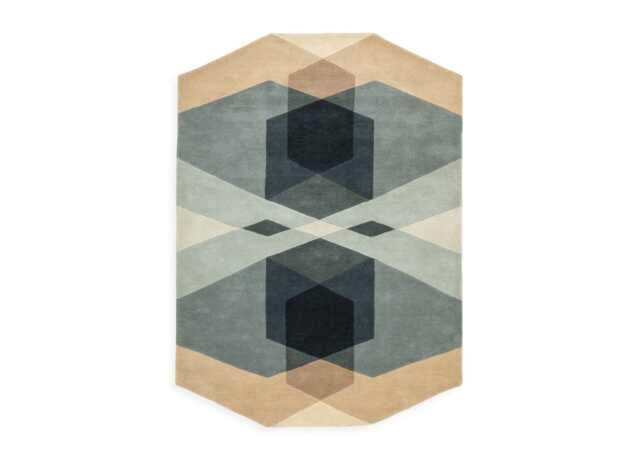 Heal's + Linie Design Reflect Rug Dark Blue 140 x 200cm - image 1