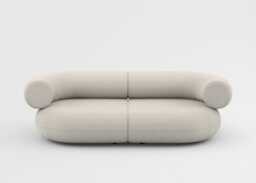 Tom Dixon Fat 2 seater Sofa in Hallingdal fabric bright