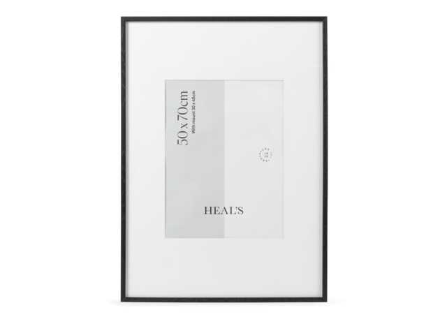 Heal's Gallery Frame Black 50 x 70cm (Mount 30 x 40cm)