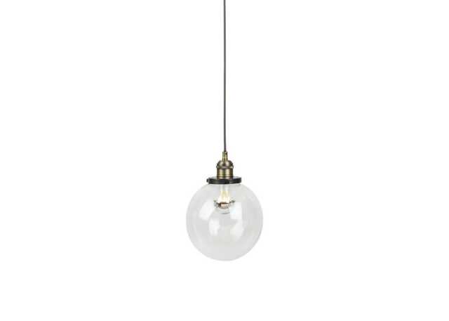 Heal's Olson Globe Pendant Light Clear Small