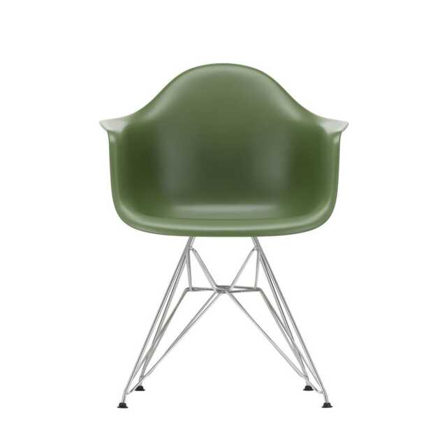 Vitra Eames DAR Armchair New Height Forest Chrome Base - image 1