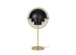 Gubi Multi Lite Table Lamp Brass Black Shade - thumbnail 1