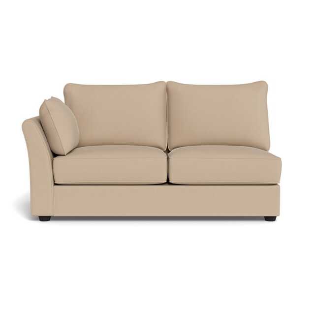 Heal's Tailor Medium Unit Left Hand Facing Capelo Linen-Cotton Bamboo Black Beech Feet