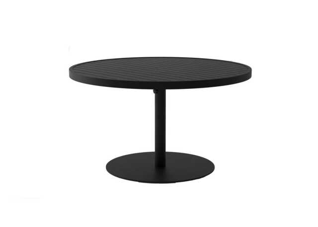 Case Eos Pedestal Circular Outdoor Dining Table Black