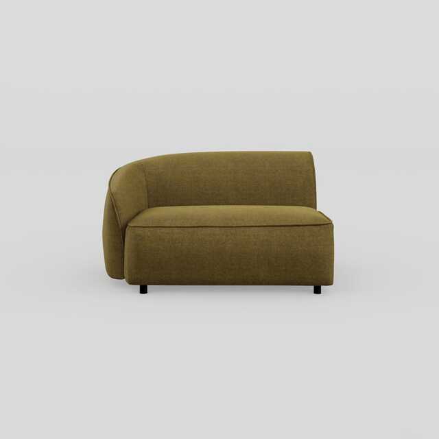 Heal's Aurelie Large Corner Module LHF Smart Luxe Velvet Peridot