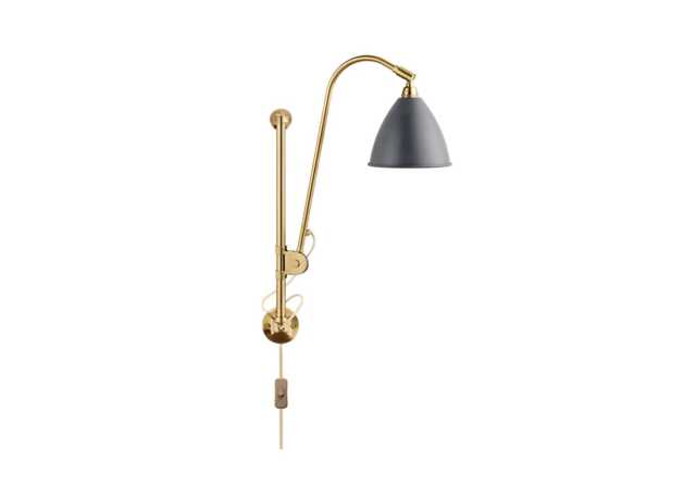 Gubi Bestlite BL5 Wall Lamp Base Grey Shade