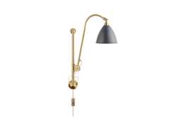 Gubi Bestlite BL5 Wall Lamp Base Grey Shade