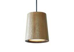 Case Solid Pendant Light Cone Walnut