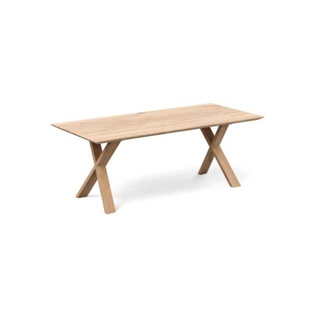 Heal's Oslo Table 240x90cm White Oak Chamfered Edge Filled