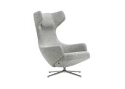 Vitra Grand Repos Lounge chair Nubia 05 Cream Dark F100 - thumbnail 1