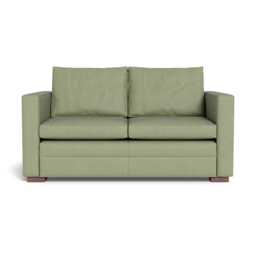 Heal's Palermo 2 Seater Sofa Siena Cotton Pistachio Walnut Feet - thumbnail 1