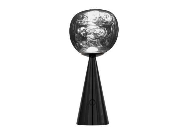 Tom Dixon Melt LED Portable Table Lamp Black