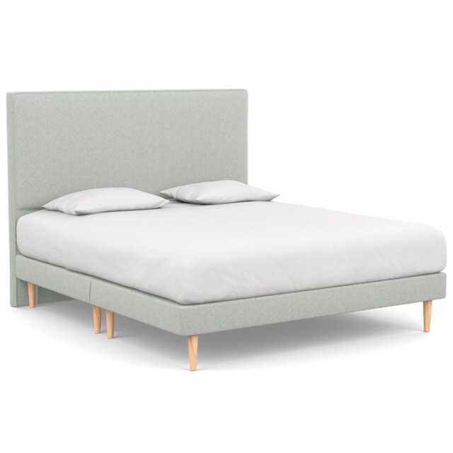 Heal's Newman Headboard Super King Melton Wool Limestone