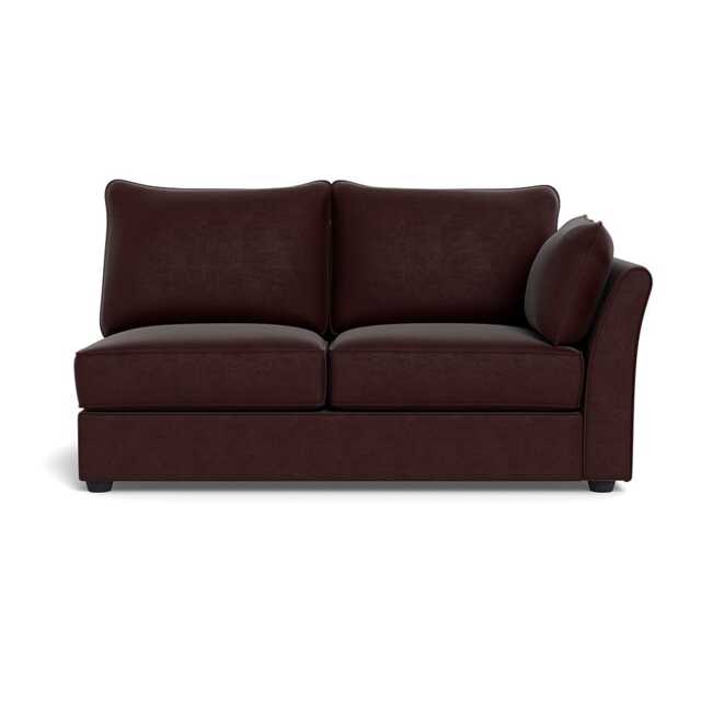 Heal's Tailor Medium Unit Right Hand Facing Smart Luxe Velvet Acorn Black Beech Feet