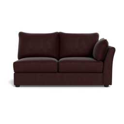 Heal's Tailor Medium Unit Right Hand Facing Smart Luxe Velvet Acorn Black Beech Feet