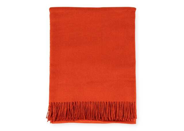 Heal's Pure Alpaca Throw Rust