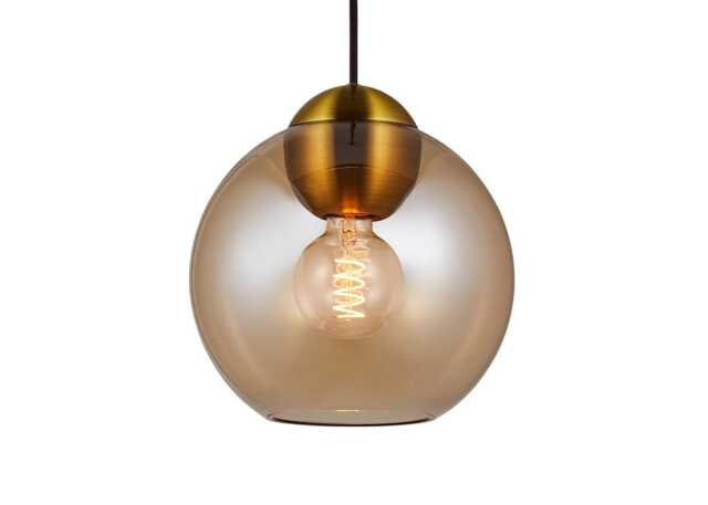 Halo Bubbles Pendant Amber Dia 24