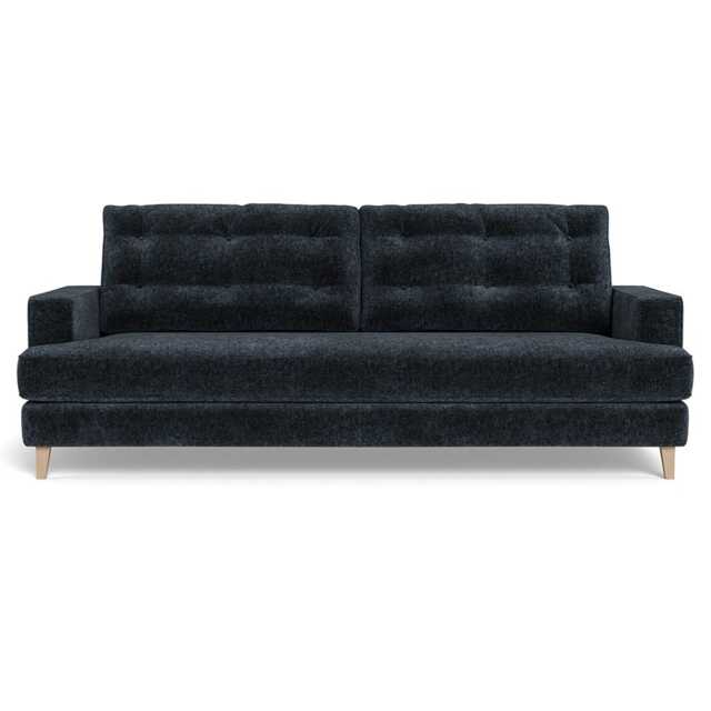 Heal's Mistral 4 Seater Sofa Boucle Velvet Space Natural Beech Feet - image 1