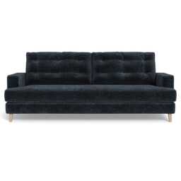 Heal's Mistral 4 Seater Sofa Boucle Velvet Space Natural Beech Feet - thumbnail 1