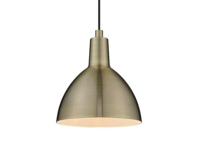 Halo Metropole Pendant Antique Brass Dia 15