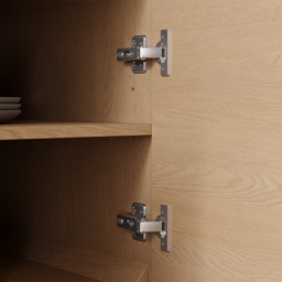 Arvona 160 cm Sintered Stone Sideboard with Open Storage & Adjustable Shelves - thumbnail 9