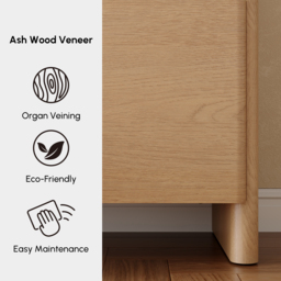 Arvona 160 cm Sintered Stone Sideboard with Open Storage & Adjustable Shelves - thumbnail 8