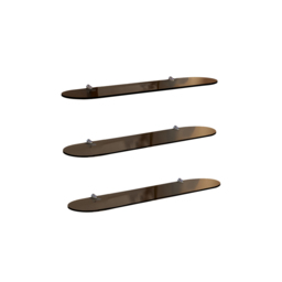 3-Tier Acrylic Wall Mounted Storage Racks Floating Shelves - thumbnail 7