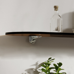 3-Tier Acrylic Wall Mounted Storage Racks Floating Shelves - thumbnail 4