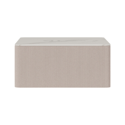 Modern Floating Corduroy Smart Bedside Table Bedside Table with Light - thumbnail 9