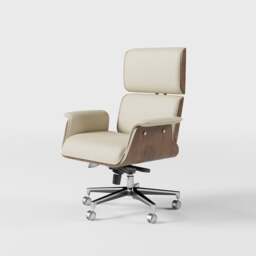 Modern White L-Shape Executive Left Hand Desk & Office Chair Set  (1800mm) - thumbnail 8