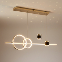 Gold Kitchen Island light Geometric Starry Pendant Light - thumbnail 4