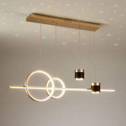 Gold Kitchen Island light Geometric Starry Pendant Light - thumbnail 6