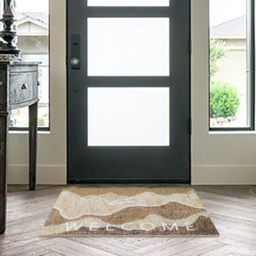 600mm x 900mm Natural Scenery Morden Novelty Non-slip Front Door Mat PVC Entryway Rug - thumbnail 5