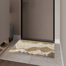 600mm x 900mm Natural Scenery Morden Novelty Non-slip Front Door Mat PVC Entryway Rug - thumbnail 4
