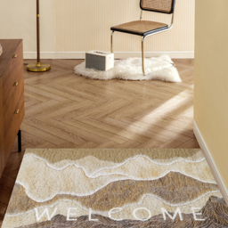 600mm x 900mm Natural Scenery Morden Novelty Non-slip Front Door Mat PVC Entryway Rug - thumbnail 3