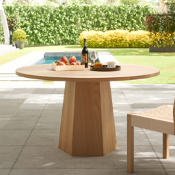 5 PCS Teak Patio Outdoor Dining Table Set with 4 Chairs Exterior Furniture for 4 Person - thumbnail 4
