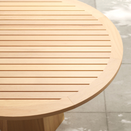 5 PCS Teak Patio Outdoor Dining Table Set with 4 Chairs Exterior Furniture for 4 Person - thumbnail 7