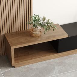 Living Room Cabinet Set Extendable TV Stand & Retracted Coffee Table Set - thumbnail 7