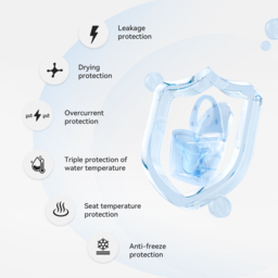 1000mm Floating Bathroom Vanity & Standard Toilet One-Piece Smart Toilet Wall Outlet - thumbnail 7