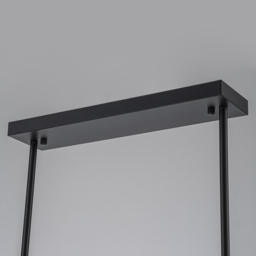 Clyvra 8-light Kitchen Island Light Crystal Ceiling Light in Black - thumbnail 9