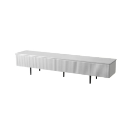 Modern 1800mm TV Stand with Drawers Line Media Console with Black Metal Legs - thumbnail 6