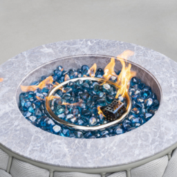 Smokeless Propane Outdoor Fire Pit Table Cocaro Weave Round Propane Outdoor Fire Pit & Outdoor Sofa Set (3500 mm H) - thumbnail 8
