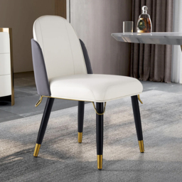 Modern 1600mm Rectangle Sintered Stone Dining Table with 4 Chairs in Gold - thumbnail 9