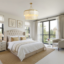 Enseo Coastal 8-Light Capiz Shell 2-Tiered Faceted Chandelier Pendant Light Gold White - thumbnail 4